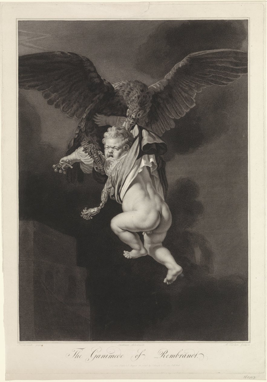 Jupiter en Ganymedes door Antoine Cardon