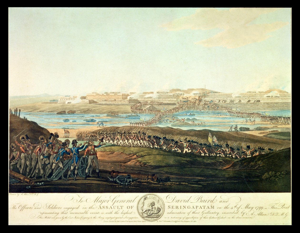 De Verovering van Seringapatam in 1799, 1801 door Antoine Cardon