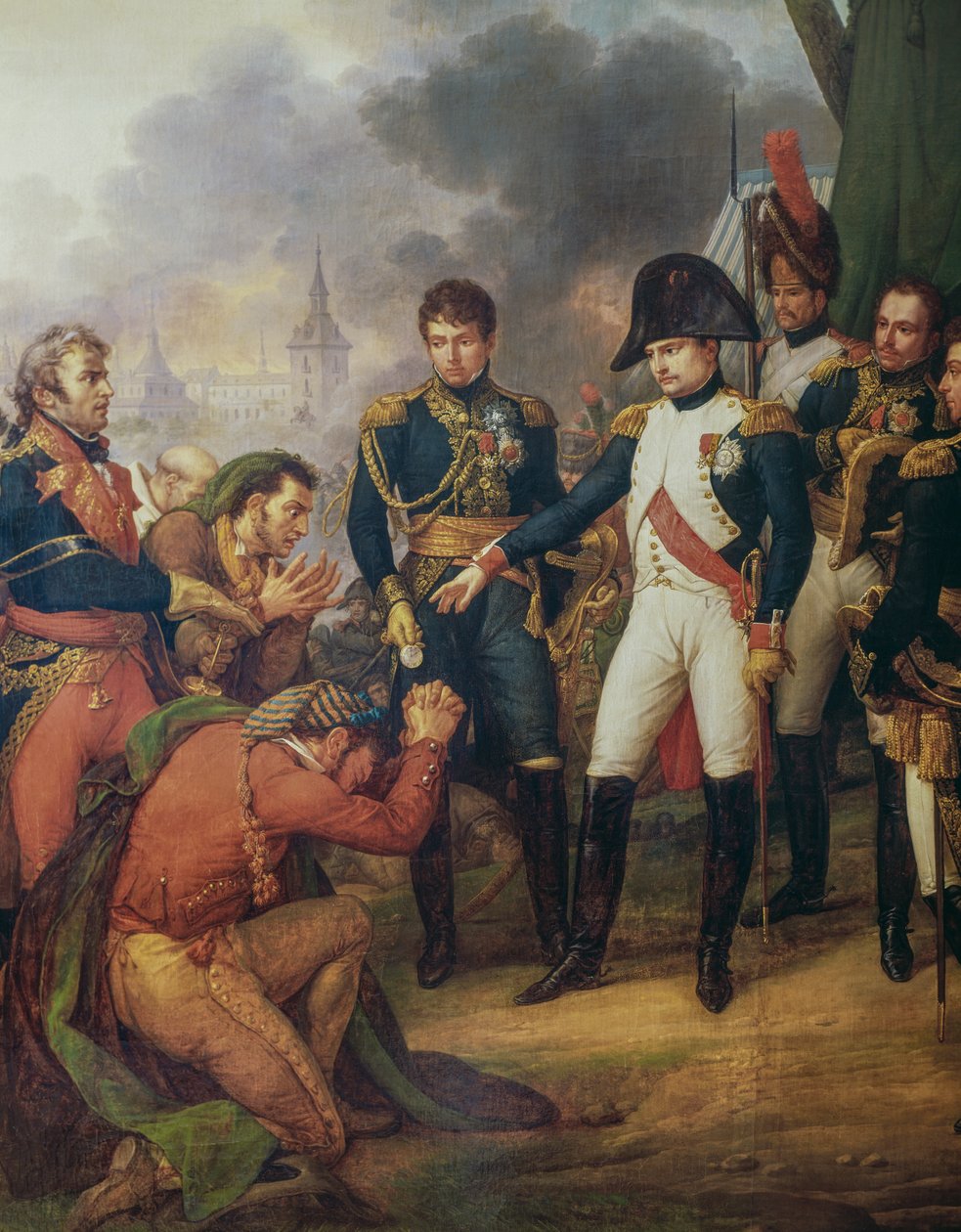 Napoleon Bonaparte aan de rand van Madrid, 7 december door Antoine Charles Horace Vernet
