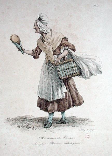 De Banketbakker, nummer 4 uit de serie De Kreten van Parijs, gegraveerd door Francois Seraphin Delpech (1778-1825) door Antoine Charles Horace Vernet