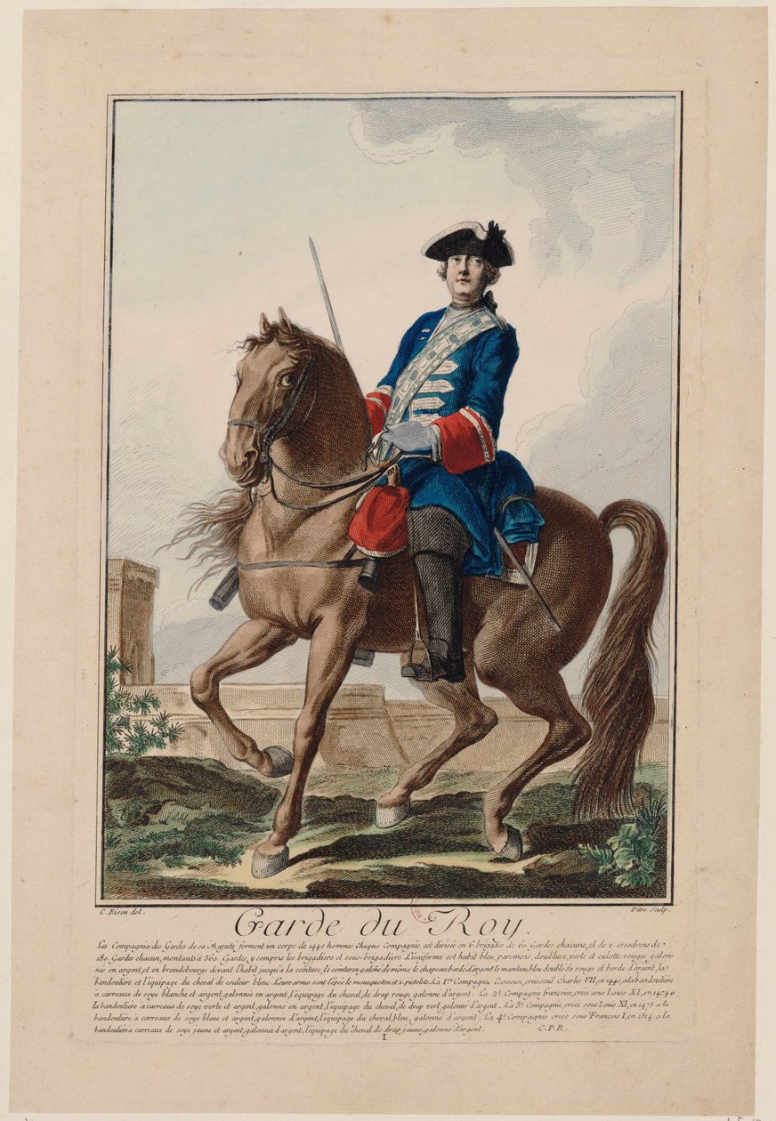 Garde du roi door Antoine Jean De Fehrt
