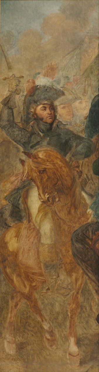 Generaal Jean-Baptiste Kléber (Schets voor "De slag om de piramiden") door Antoine Jean Gros