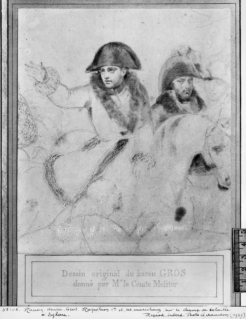Napoleon op het Slagveld van Eylau door Antoine Jean Gros