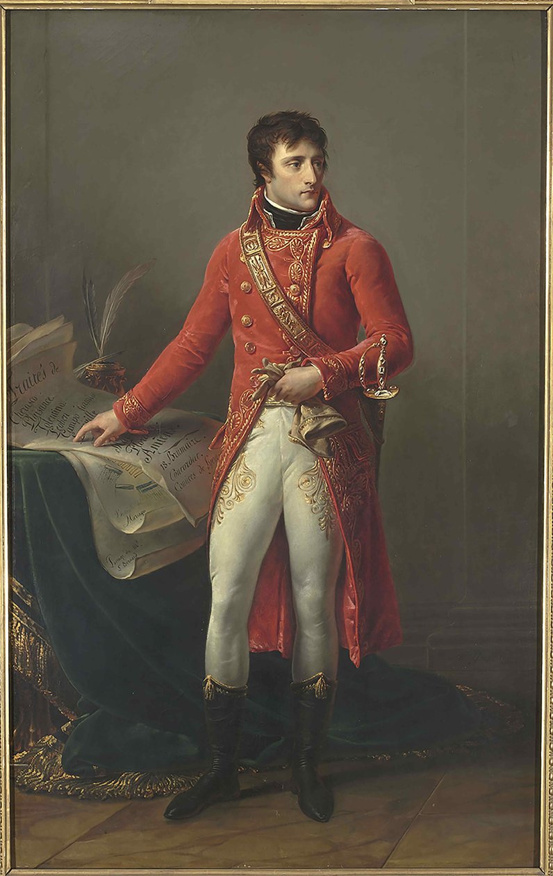 Napoleon Bonaparte als Eerste Consul van Frankrijk, 1803 door Antoine Jean Gros Baron
