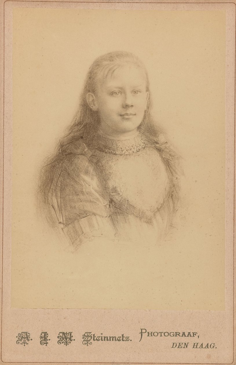 H.M. Koningin Wilhelmina door Antoine Johan Marinus Steinmetz