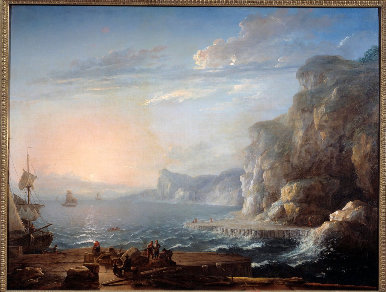 Zonsondergang door Antoine Lebel