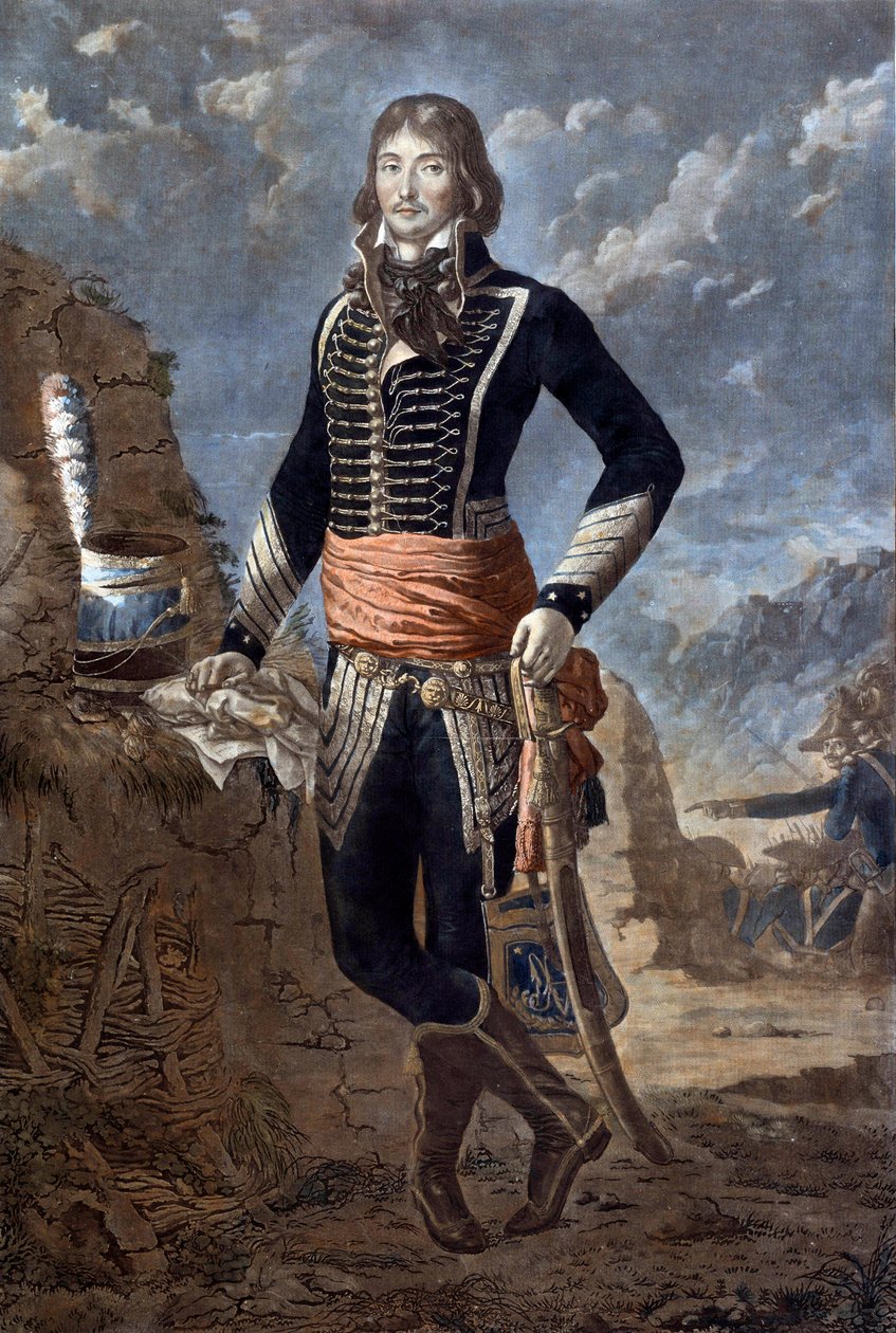 Portret van generaal Marceau door Antoine Louis Francois (after) Sergent Marceau