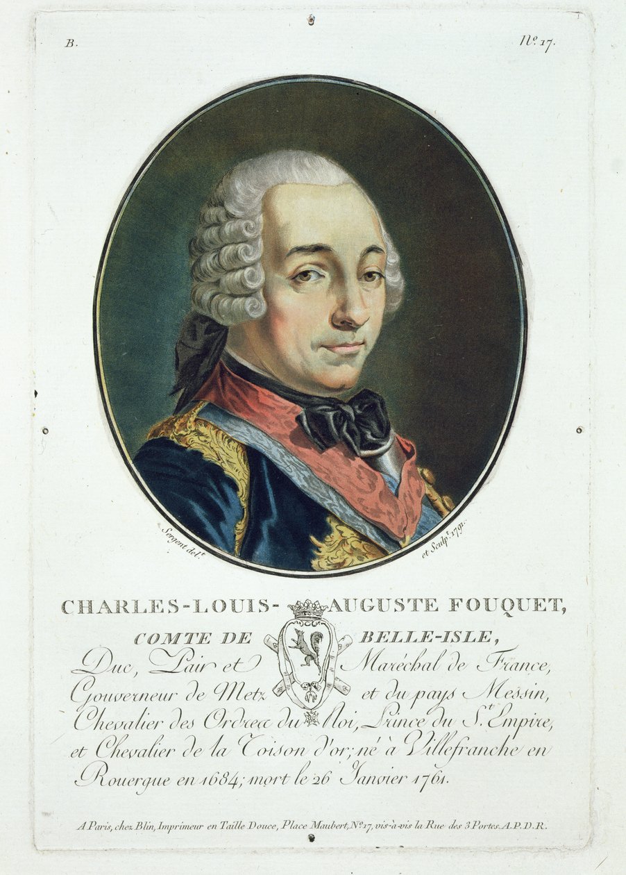 Charles-Louis-Auguste Fouquet (1684-1761) uit 