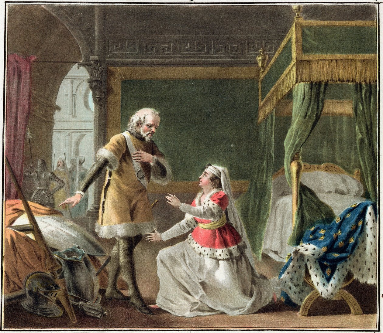 De heldhaftige toewijding van Marguerite van Provence door Antoine Louis Francois Sergent Marceau
