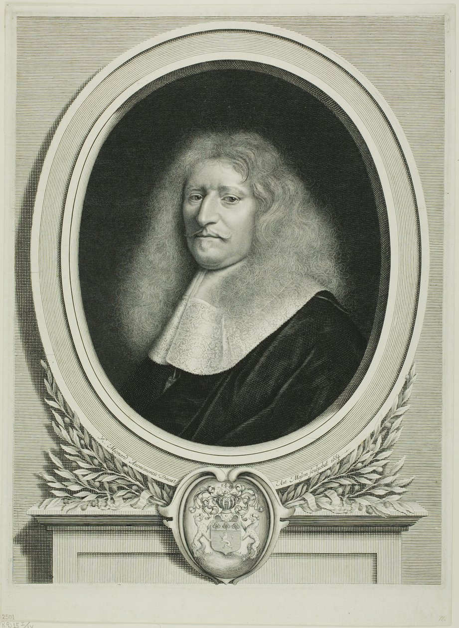Portret van Guillaume de Brisacier door Antoine Masson