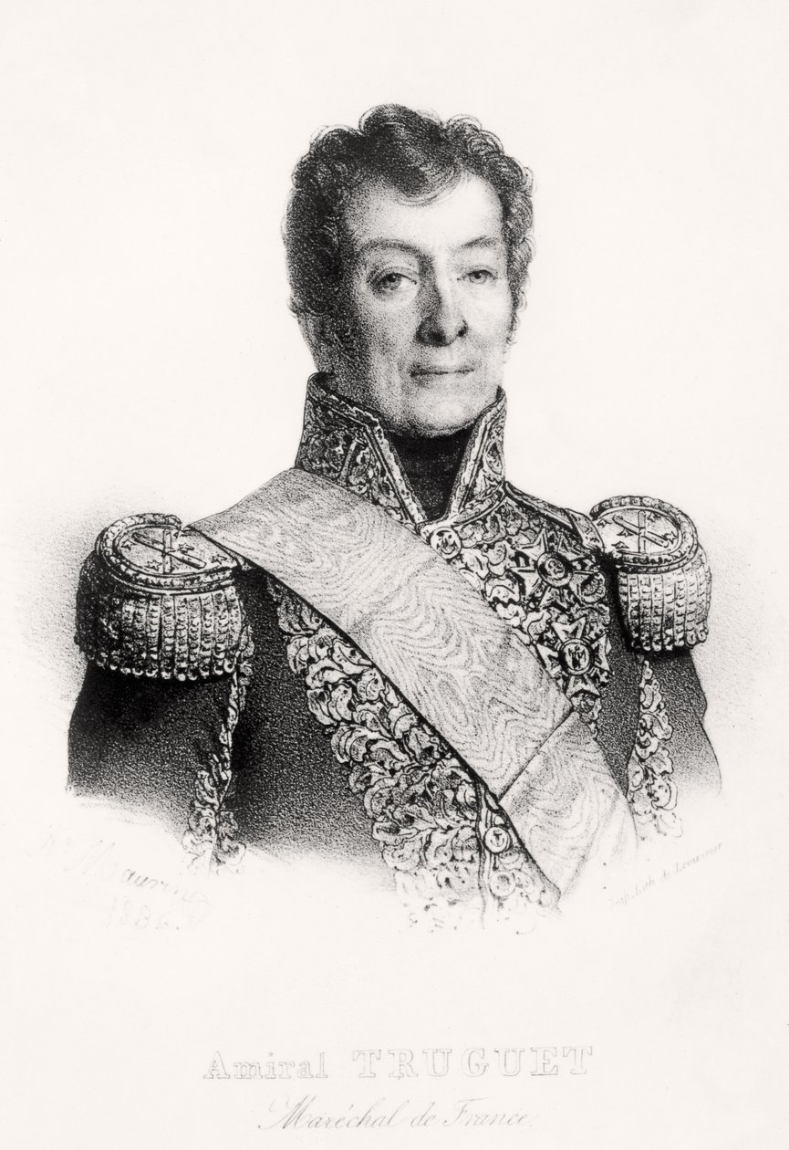 Portret van admiraal Laurent Truguet door Antoine Maurin