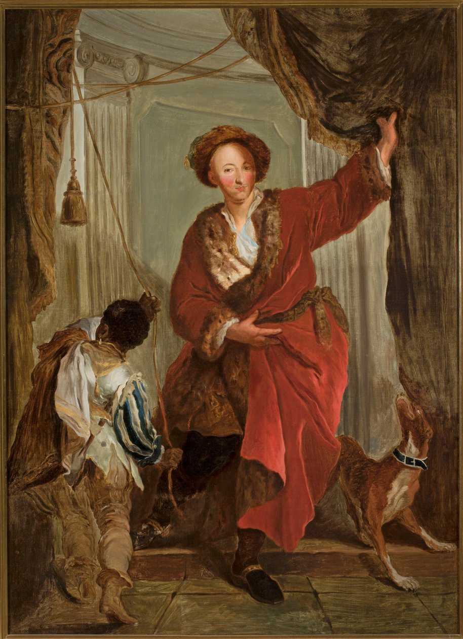 Portret van Friedrich Ernst von Knyphausen (1678-1731) door Antoine Pesne