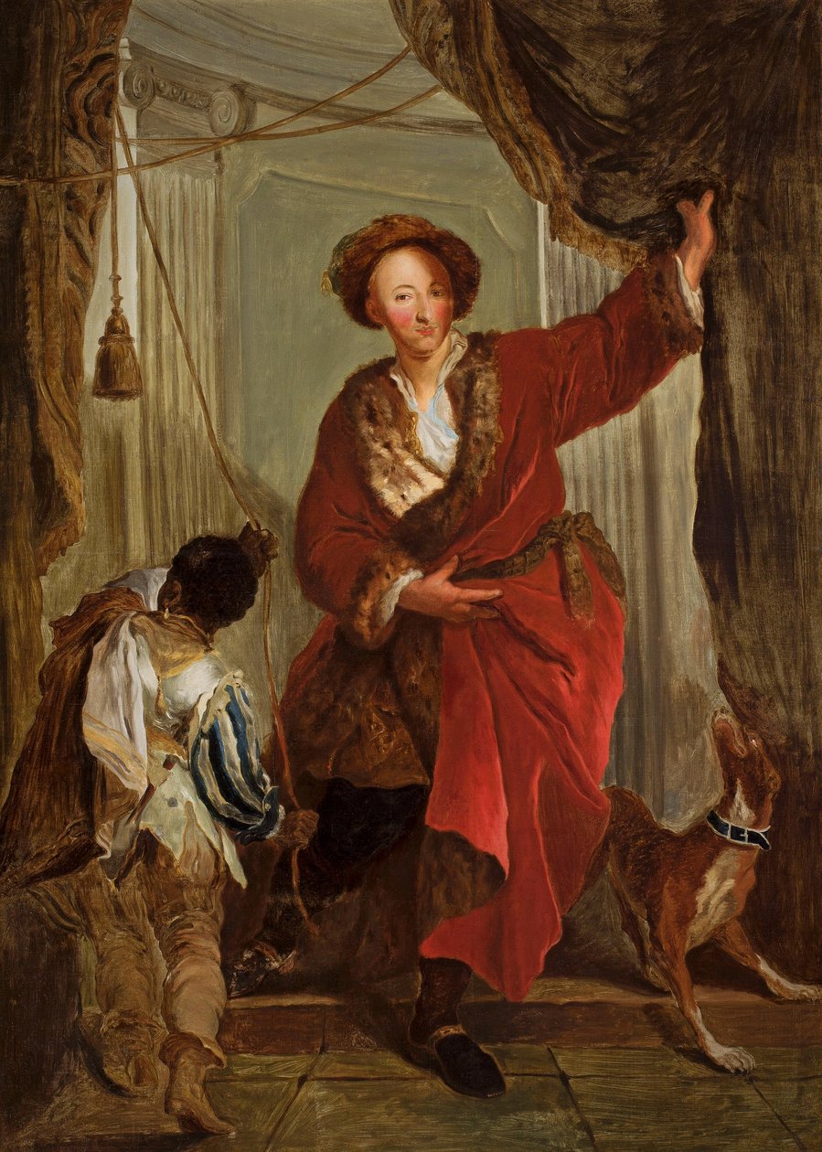 Portret van Friedrich Ernst von Knyphausen (1678-1731) door Antoine Pesne