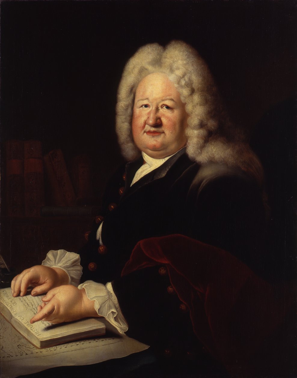 De oriëntalist Mathurin Veyssière de La Croze door Antoine Pesne
