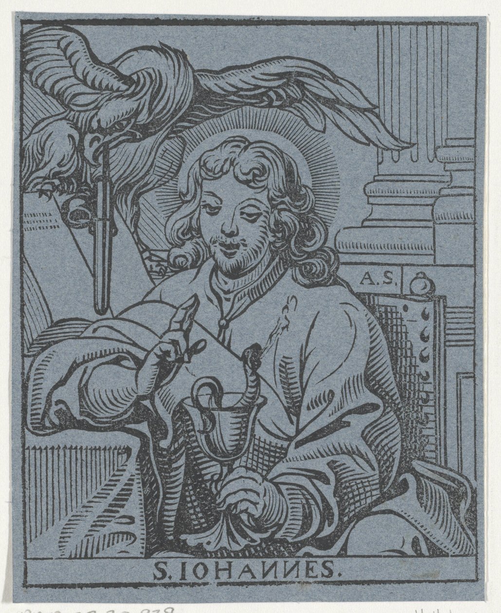 Johannes de evangelist De vier evangelisten (serietitel) door Antoine Sallaert