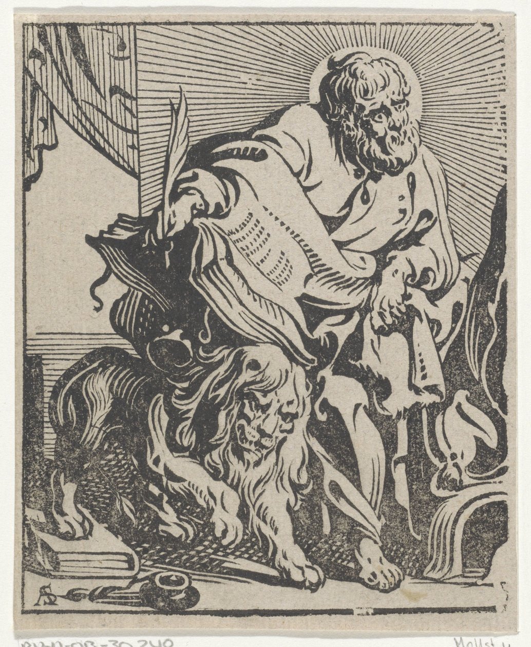 Marcus de evangelist (De vier evangelisten) door Antoine Sallaert