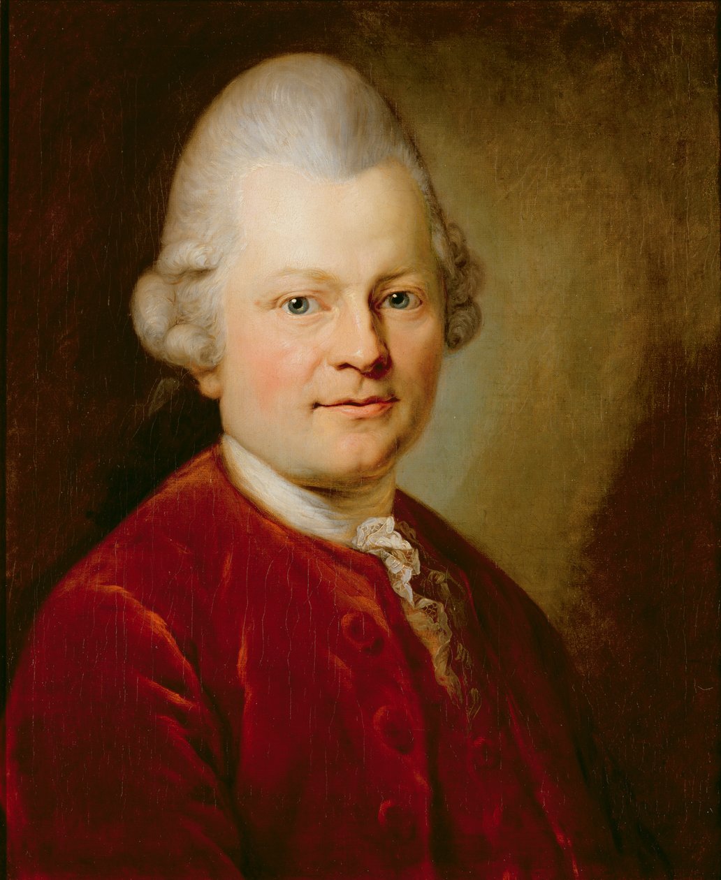 Gotthold Ephraim Lessing, c.1771 door Anton Graff