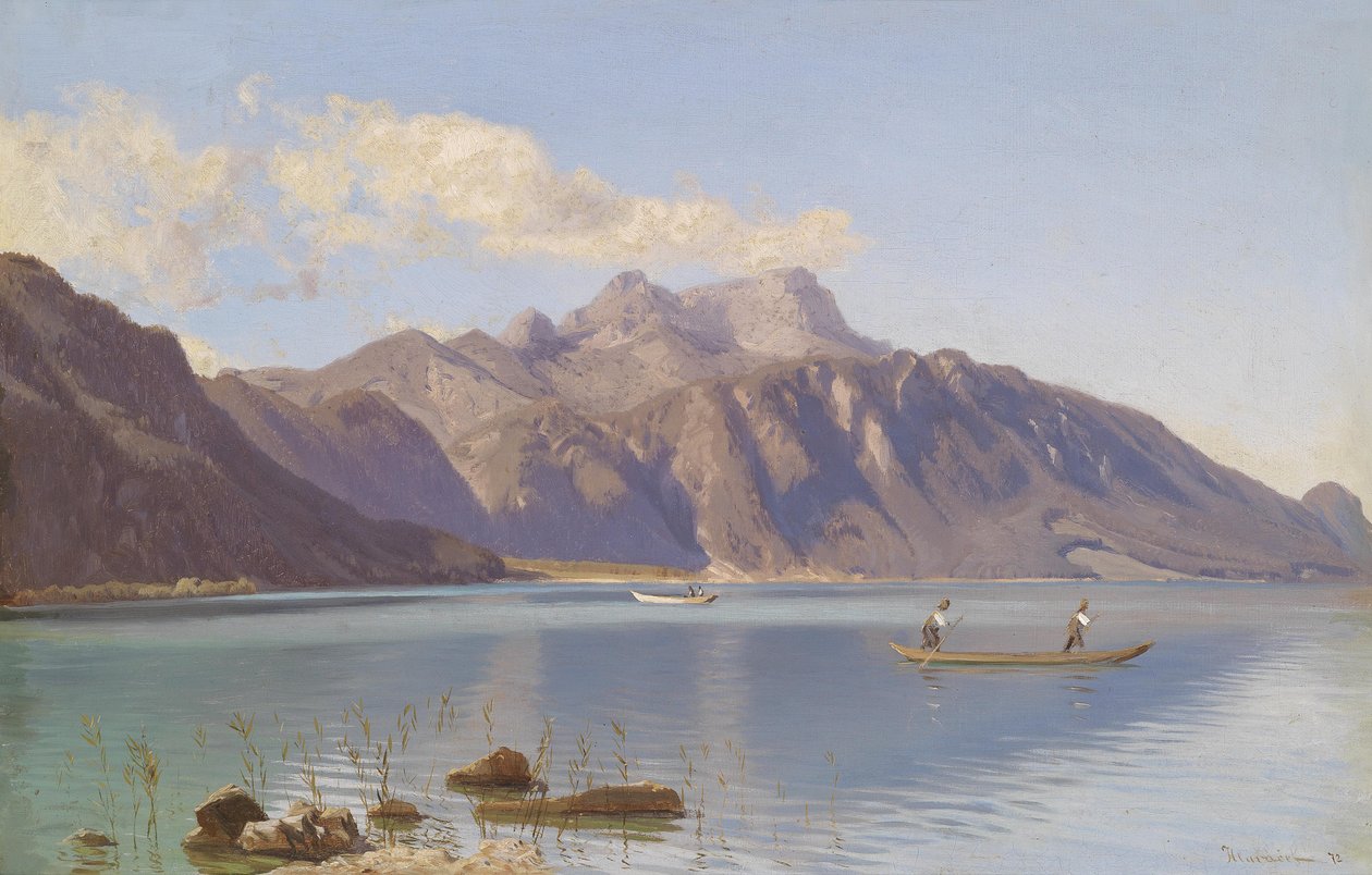 Bergmeer door Anton Hlavacek