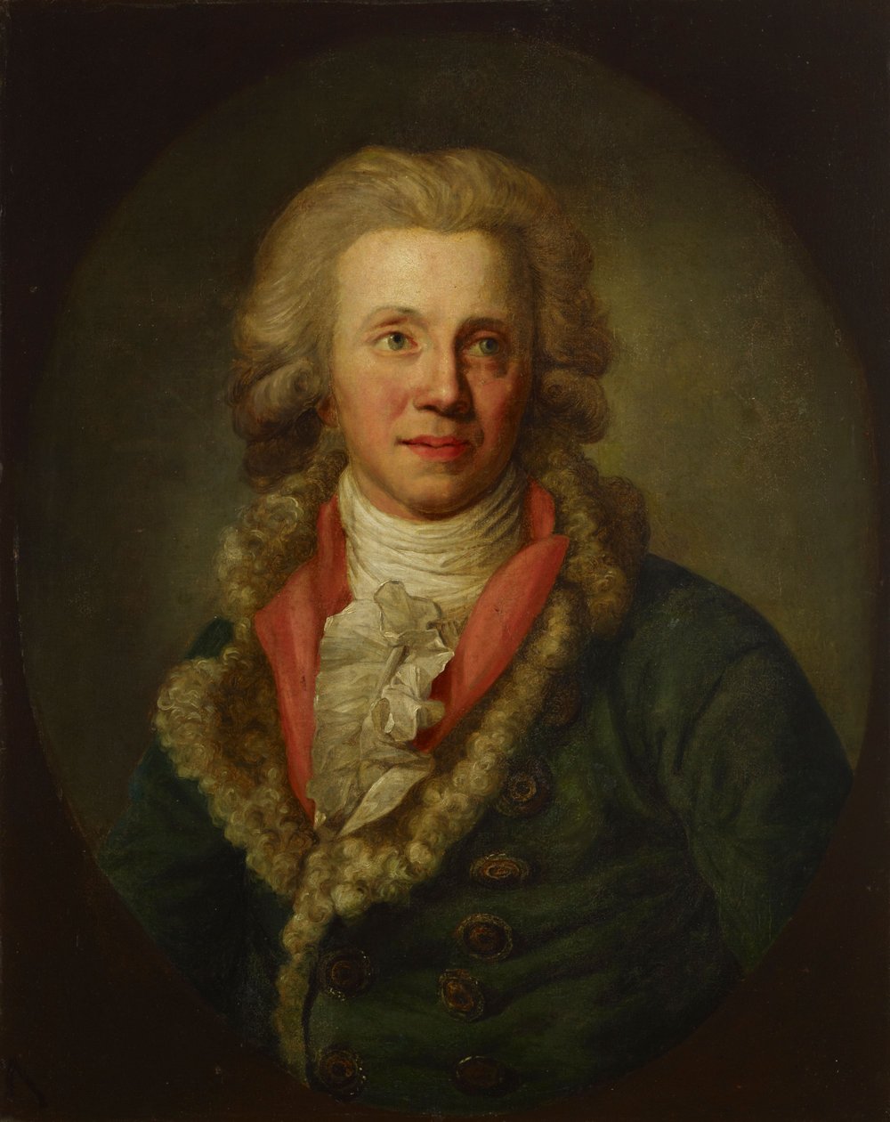 De acteur Christian Wilhelm Opitz door Anton Graff