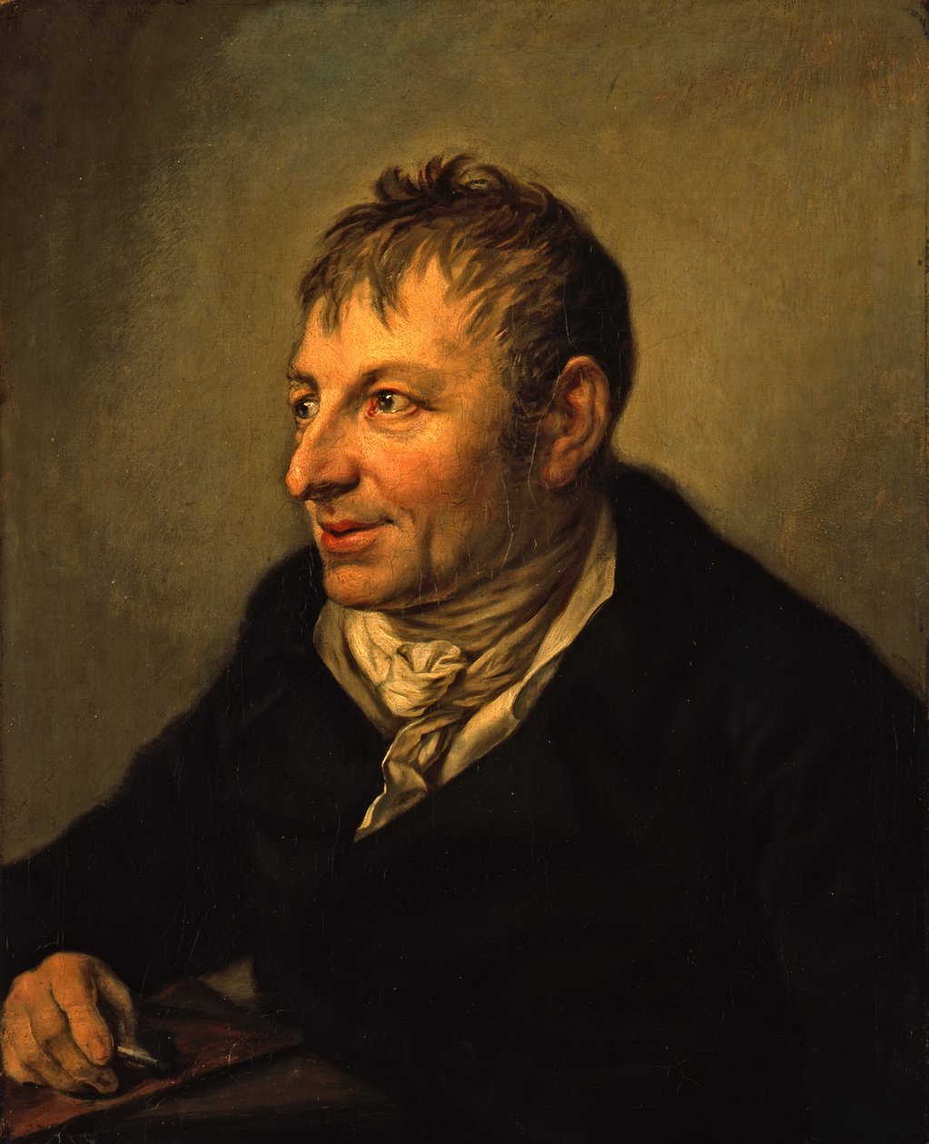De portret- en historieschilder Carl Friedrich Demiani door Anton Graff