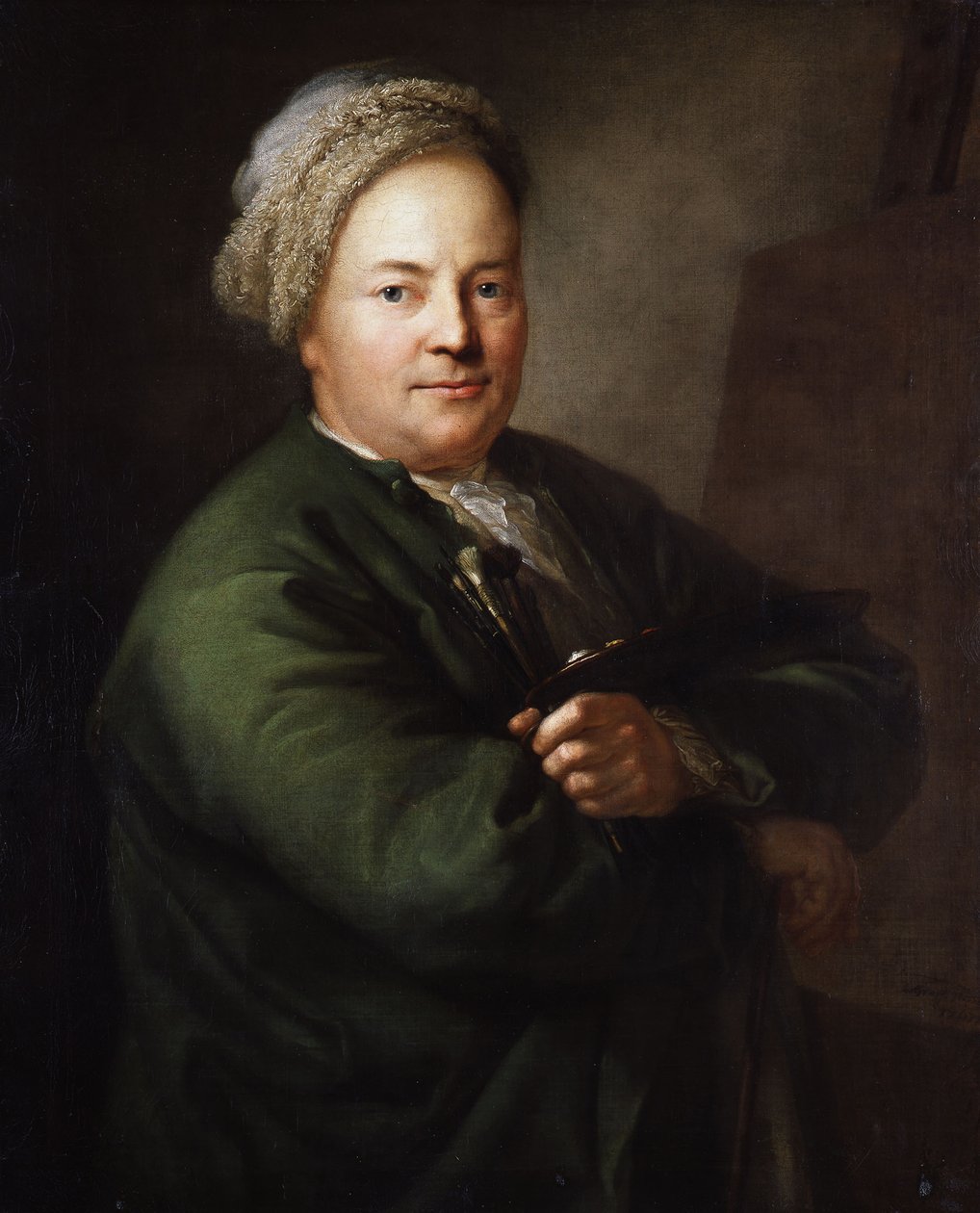 De schilder Christian Wilhelm Ernst Dietrich door Anton Graff