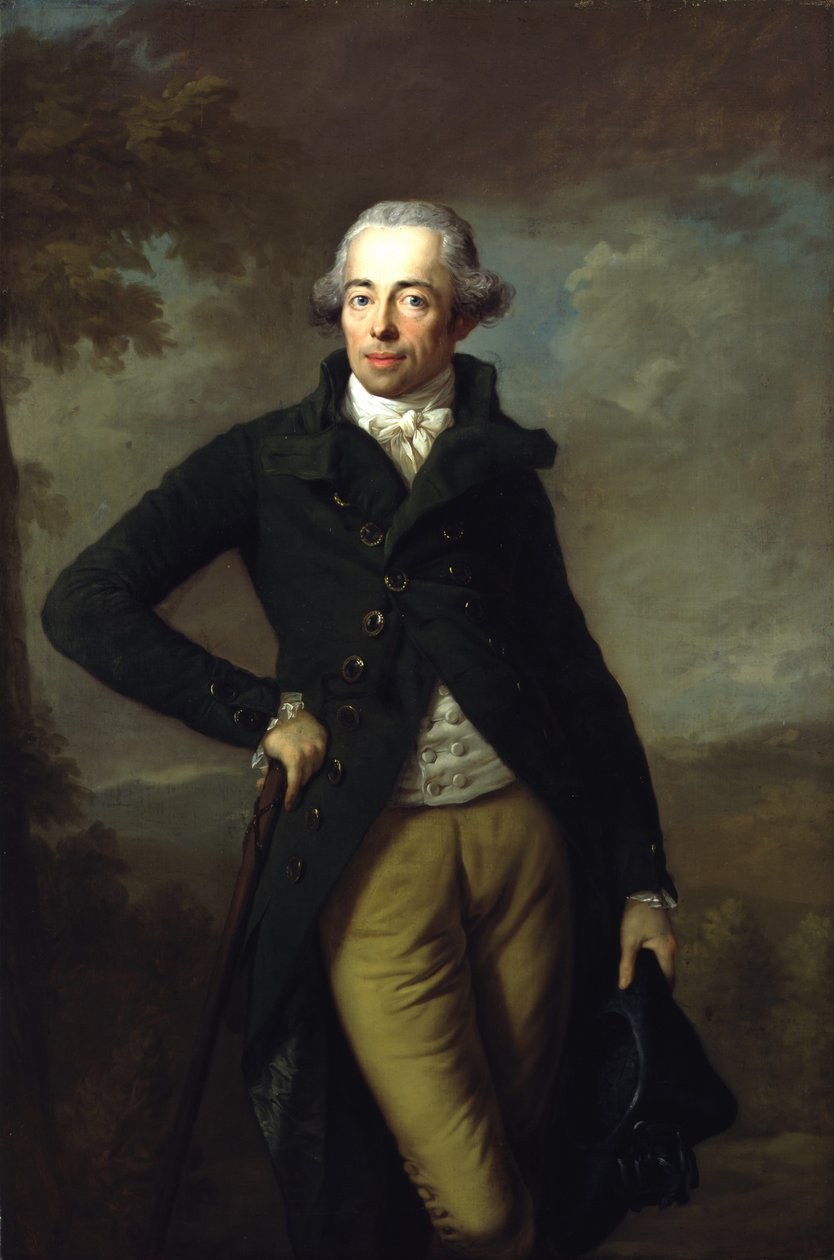 Hendrik XIV Reuss Ouderlijn (1749-1799) door Anton Graff