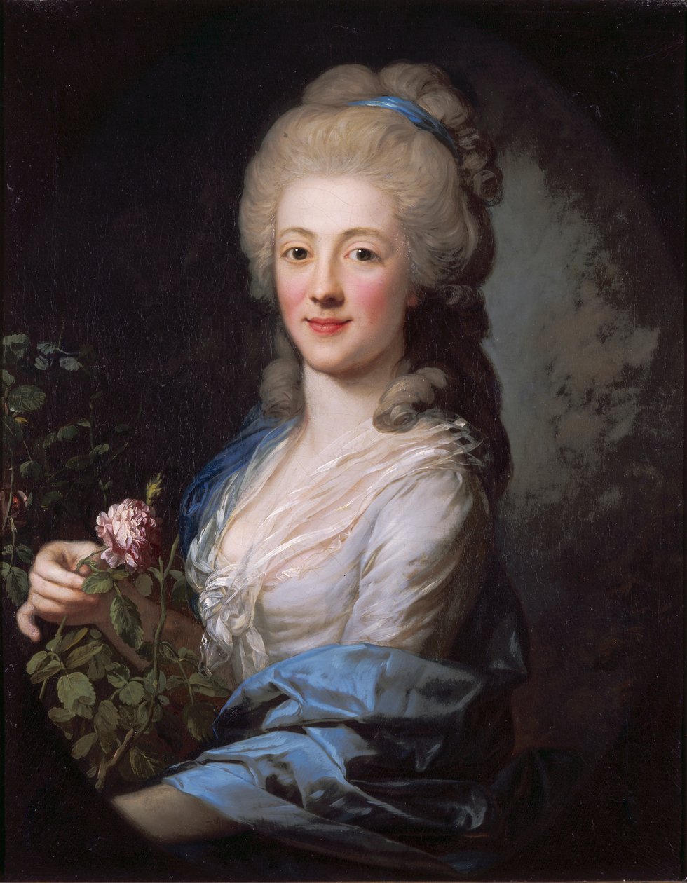 Juliane Wilhelmine Bause door Anton Graff