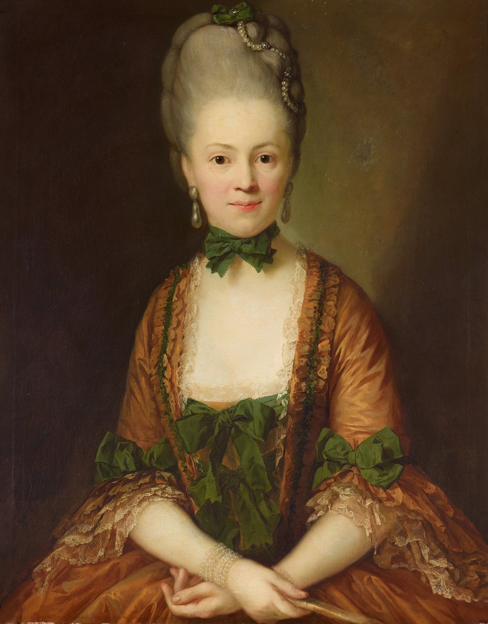 Portret van Henriette von Carlowitz door Anton Graff