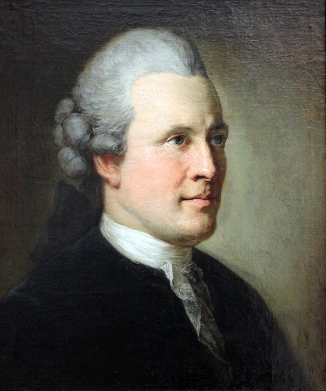 Portret van Georg Ritter von Zimmermann door Anton Graff