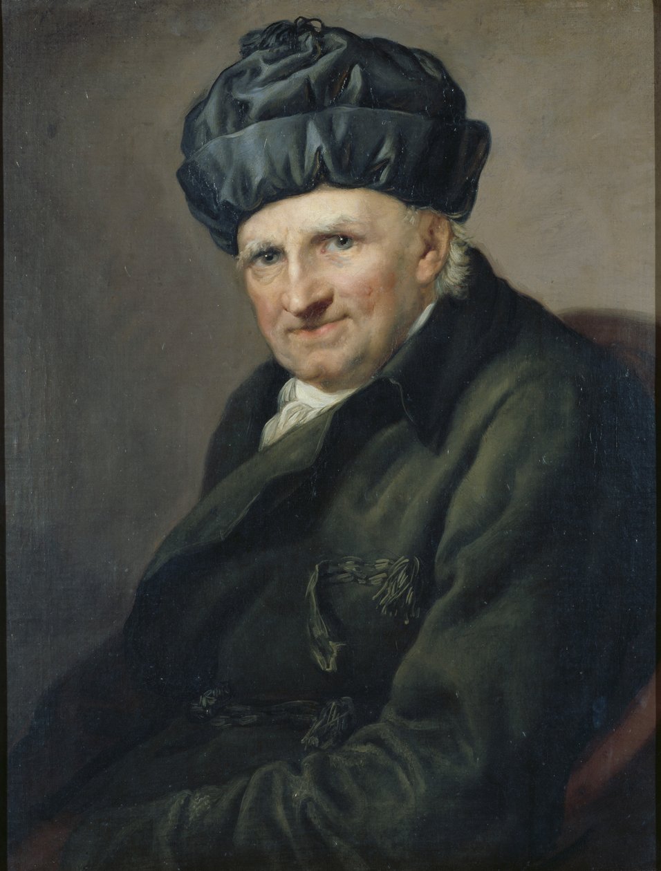 Proost Johann Joachim Spalding in zijn kamerjas door Anton Graff