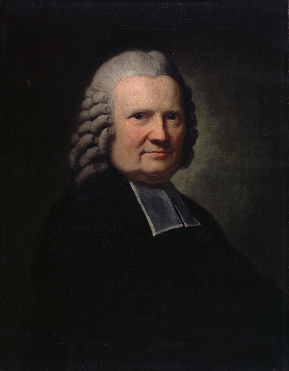 Proost Johann Joachim Spalding in ambtskleding door Anton Graff