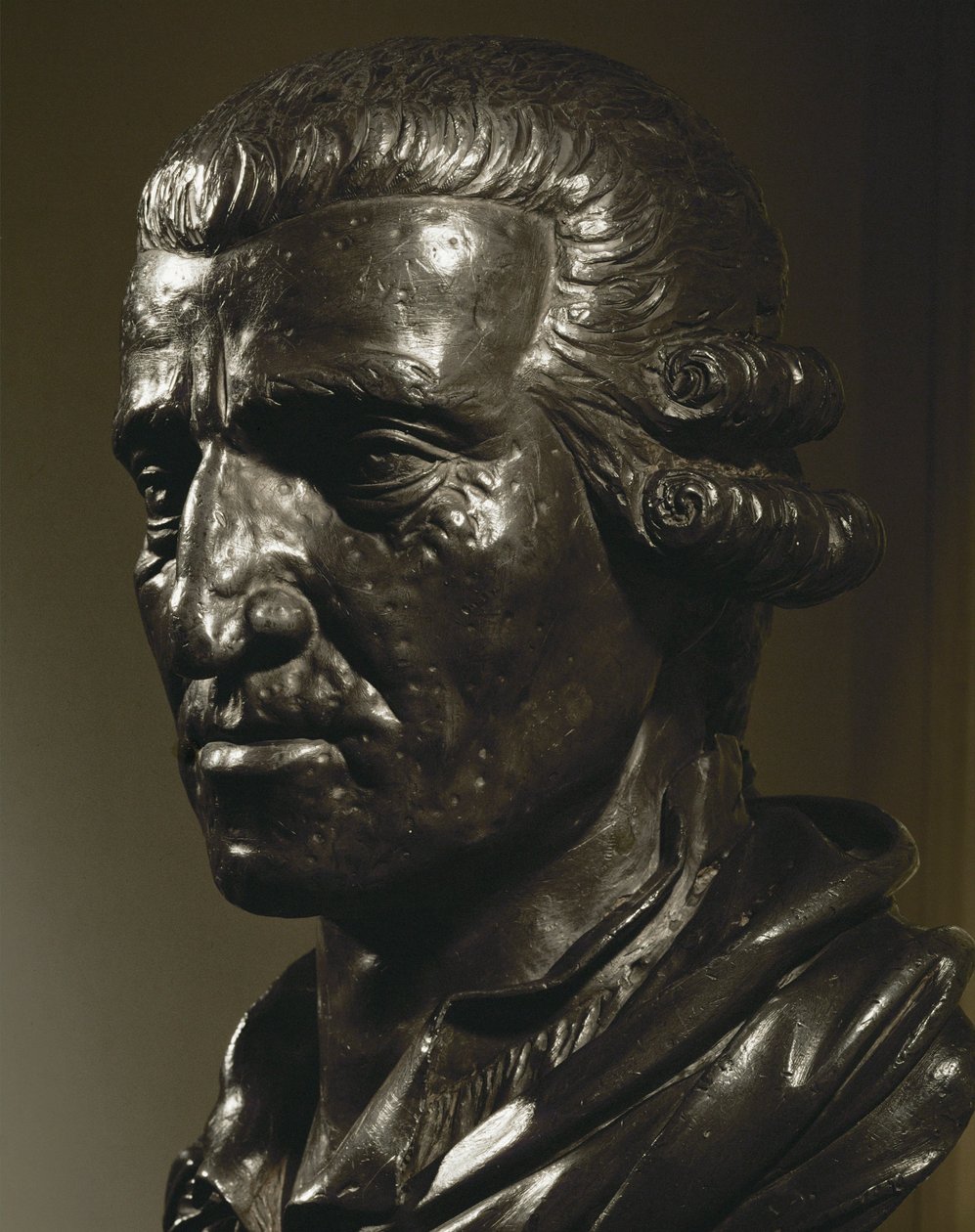 Joseph Haydn. Gegoten hoofdbuste ... door Anton Grassi