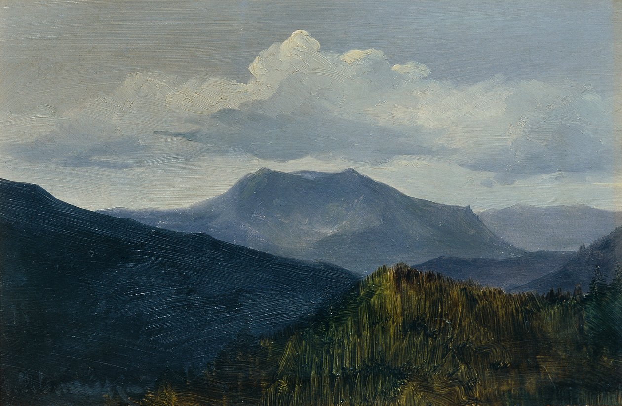 De Schneeberg bij Gutenstein door Anton Hlavacek