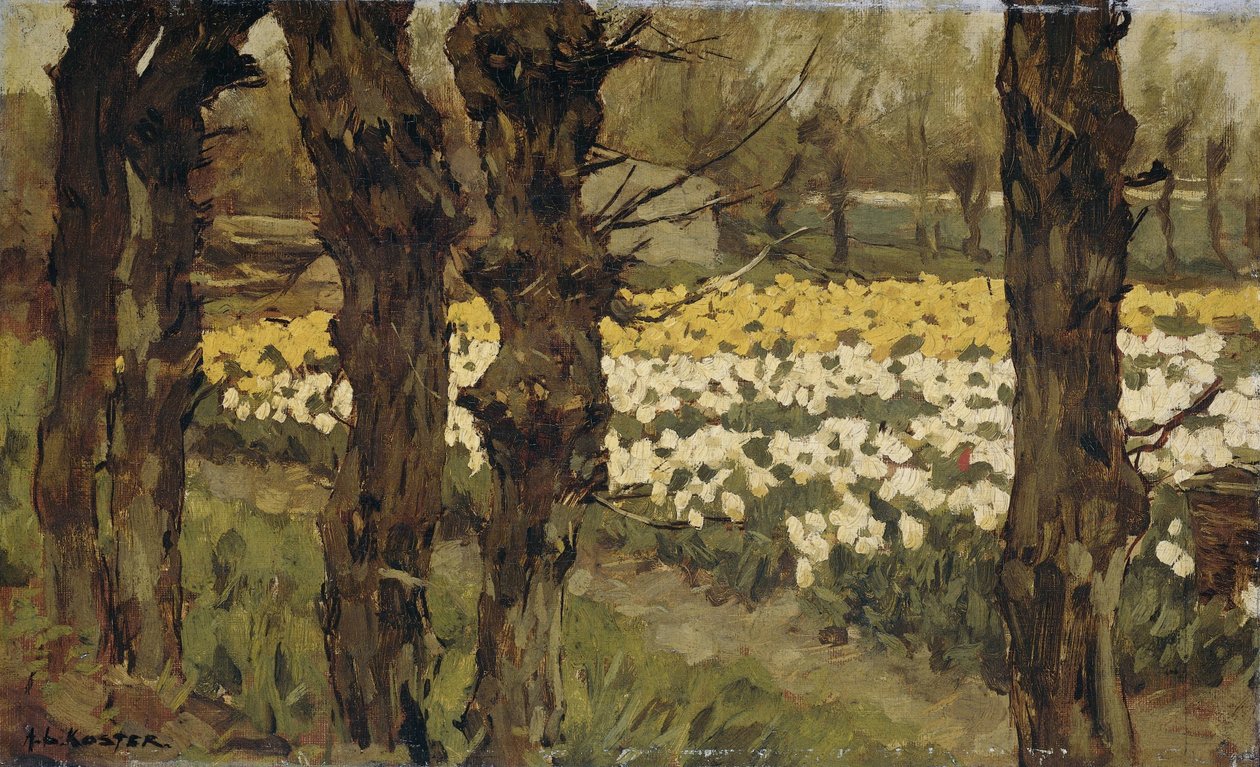 Tulpenvelden door Anton L. Koster