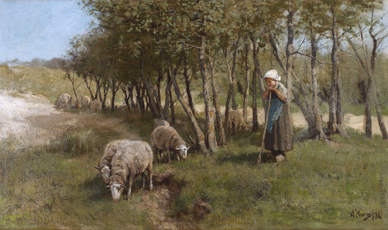 Dekkersduin, door Anton Mauve door Anton Mauve