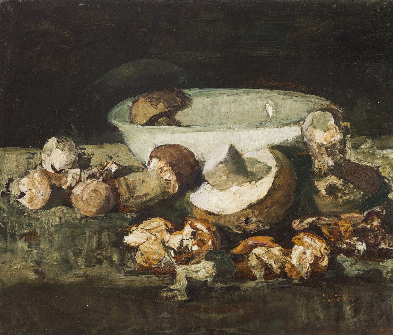 Anton Müller-Wischin Porcini paddestoelen door Anton Müller Wischin