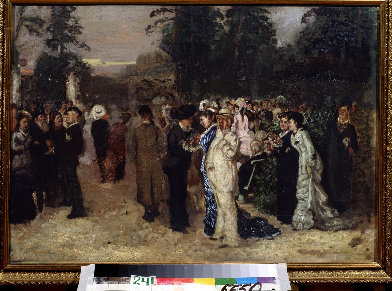 Publieke festiviteiten in Sokolniki door Anton Pavlovich Chekhov