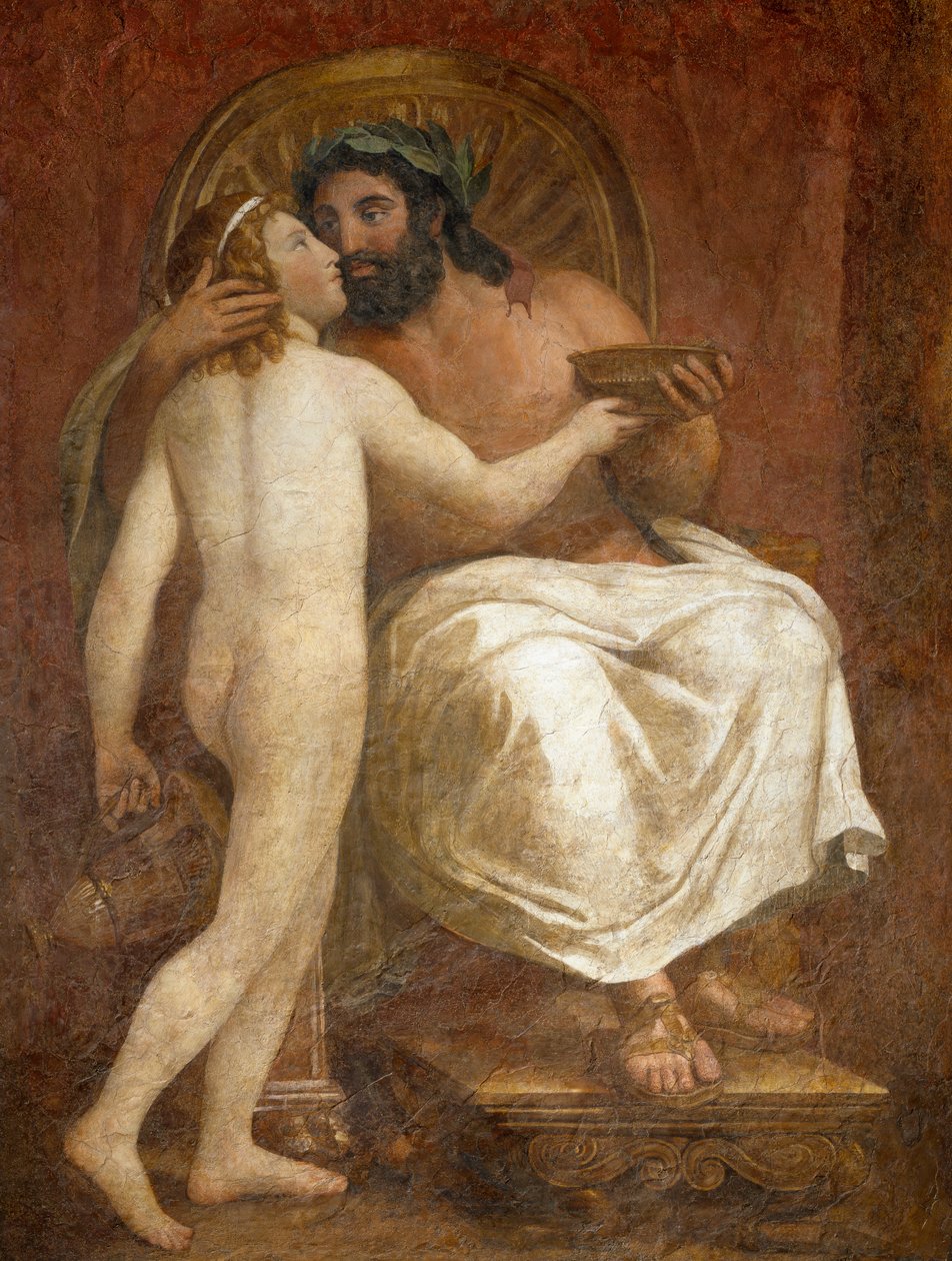 Jupiter kust Ganymedes door Anton Raphael Mengs
