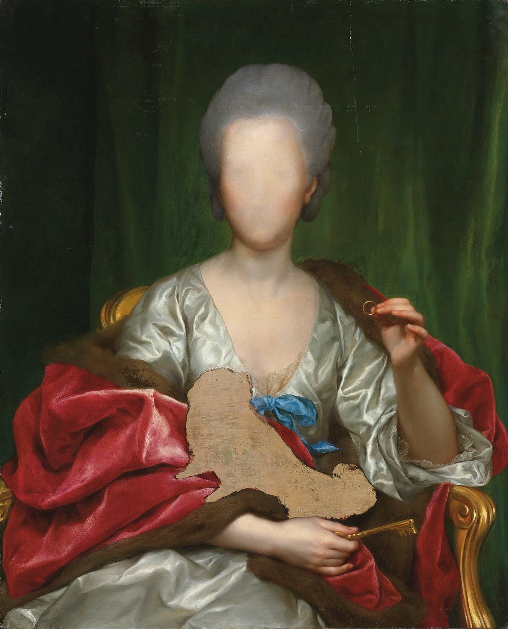 Mariana de Silva y Sarmiento door Anton Raphael Mengs