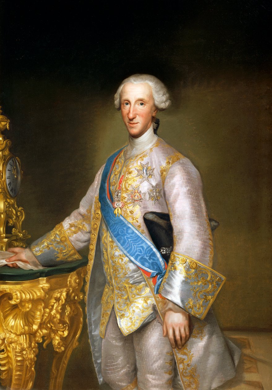 Portret van Don Luis Antonio Jaime de Bourbon, door Anton Raphael Mengs, circa 1774 door Anton Raphael Mengs