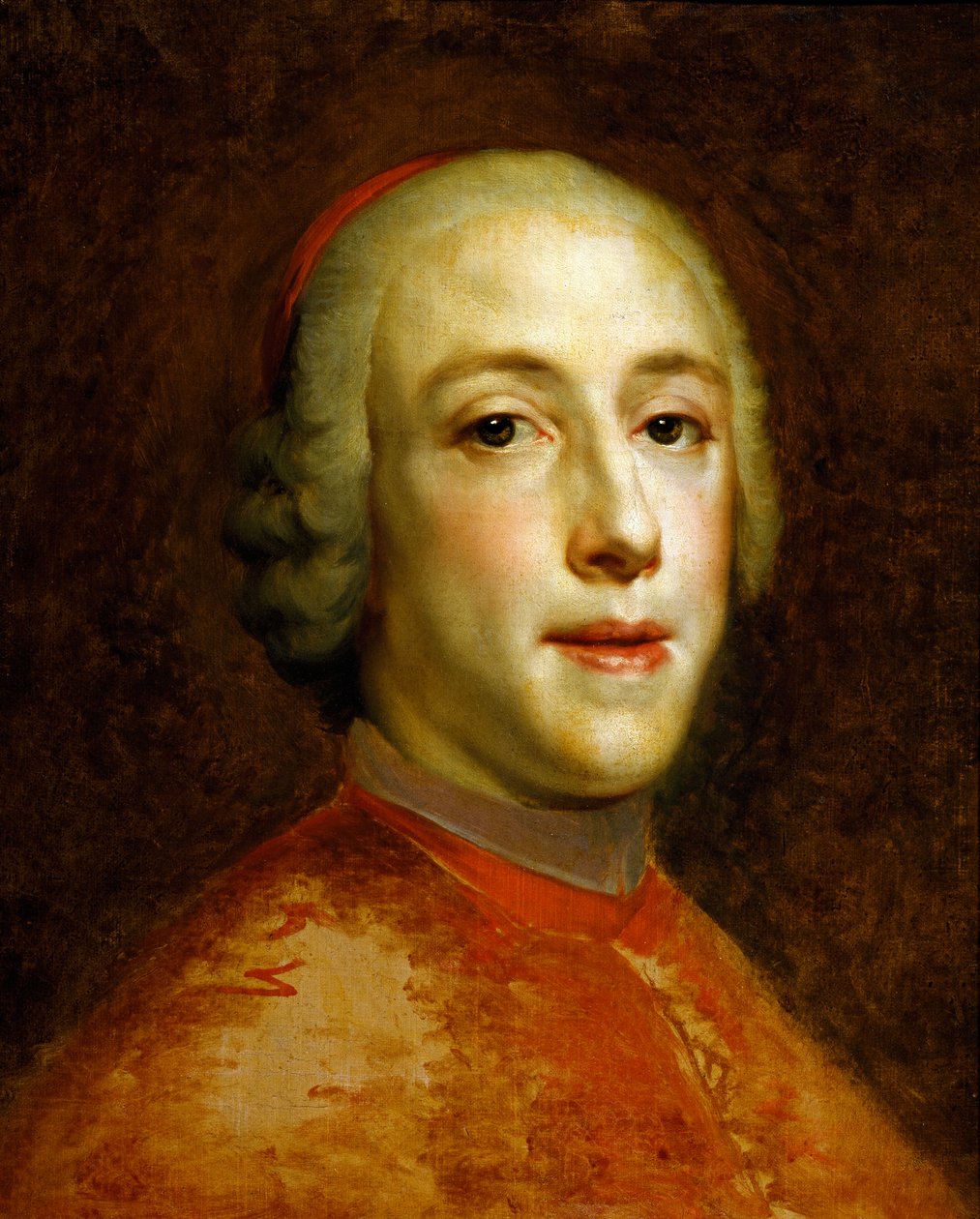 Portret van Henry Benedict Marie Clement Edward Stuart, Kardinaal York, circa 1756 door Anton Raphael Mengs