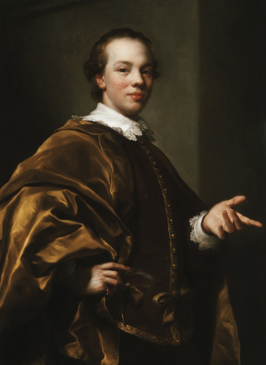 Portret van John, burggraaf van Garlies, later de 7e graaf van Galloway, als heer van Garlies door Anton Raphael Mengs