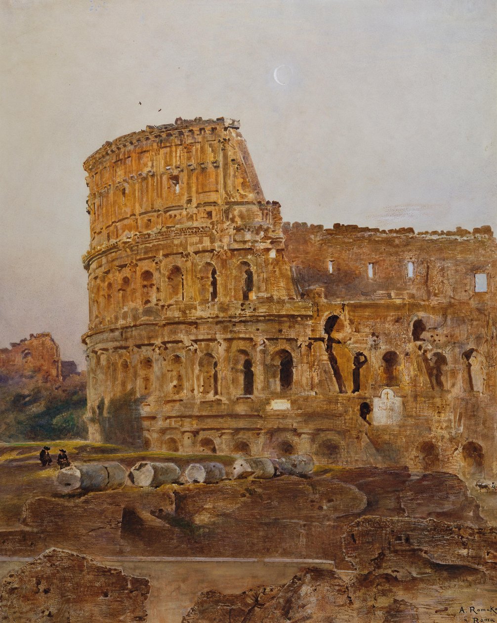 Colosseum in Rome door Anton Romako