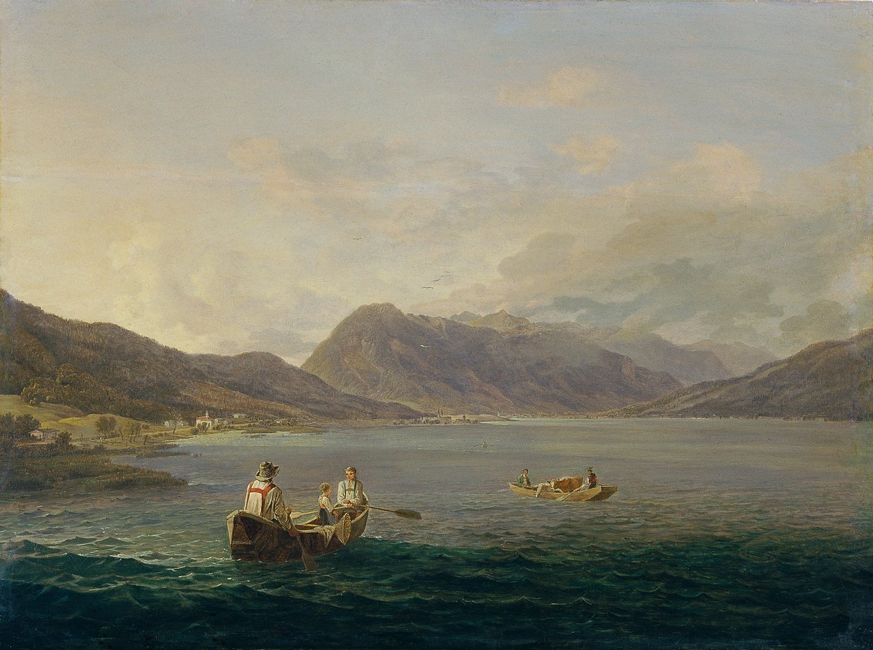 Oostenrijks Alpenmeer door Anton Schiffer
