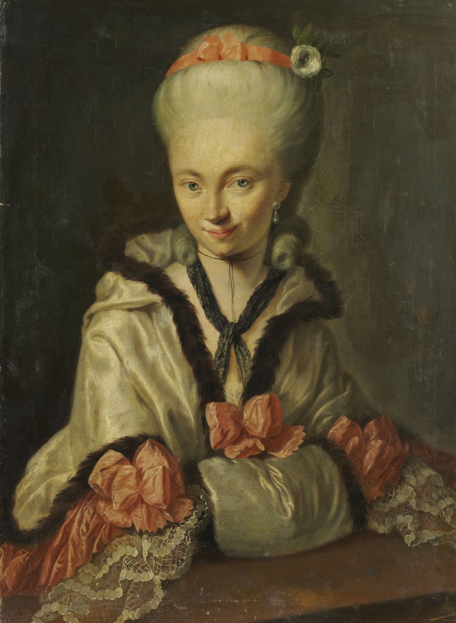 Anton Wilhelm Tischbein - Auguste Friederike Gravin van Ysenburg-Büdingen door Anton Wilhelm Tischbein