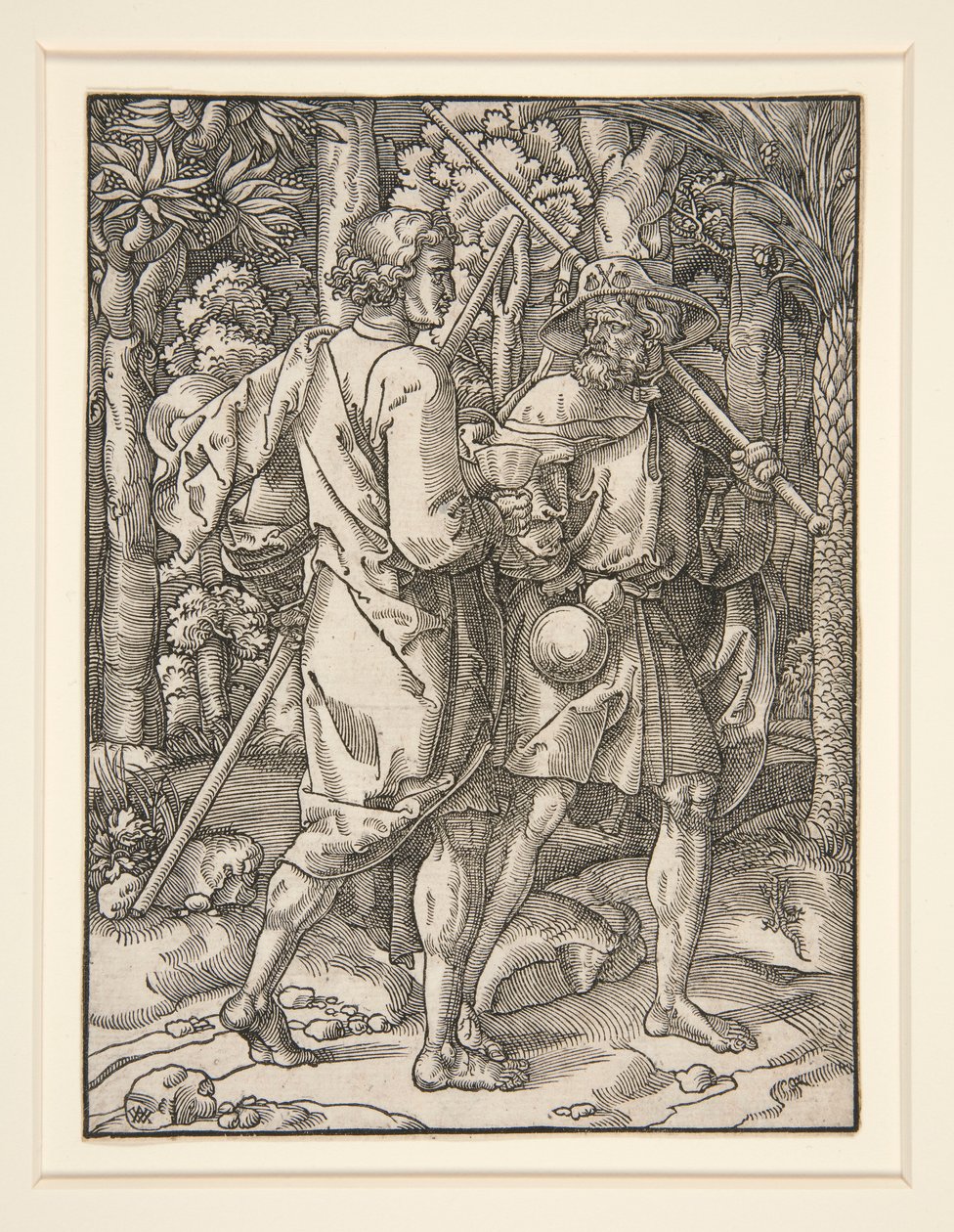 St. Johannes de Evangelist en St. Jacobus Major door Anton Woensam