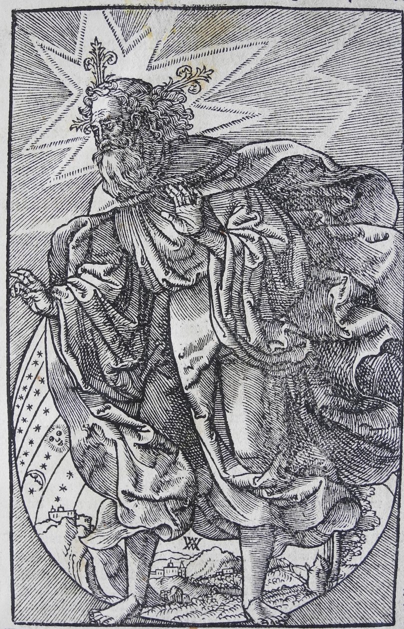 De Schepping van de Wereld, uit de Worms Bijbel door Anton Woensam