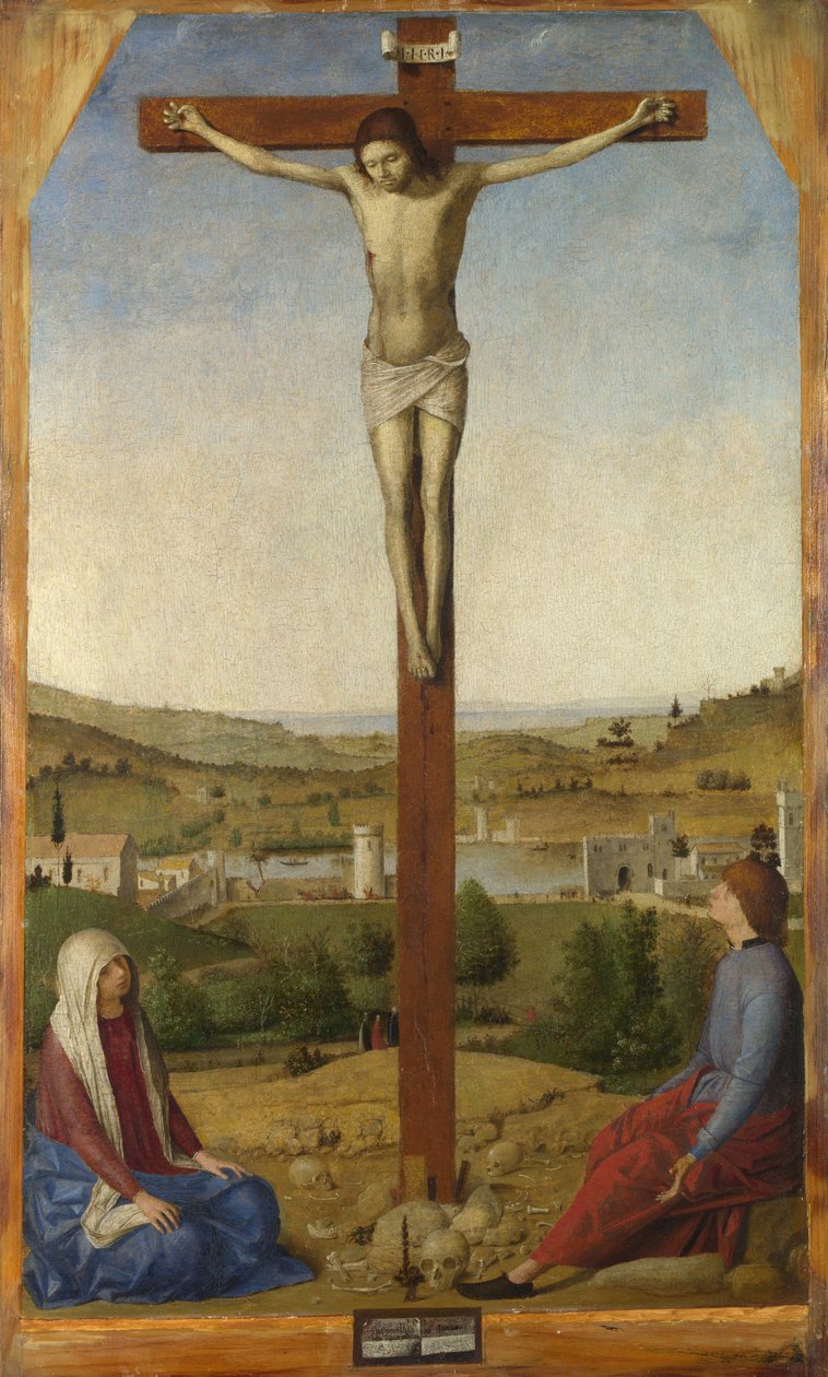 Christus gekruisigd, 1475 door Antonello da Messina