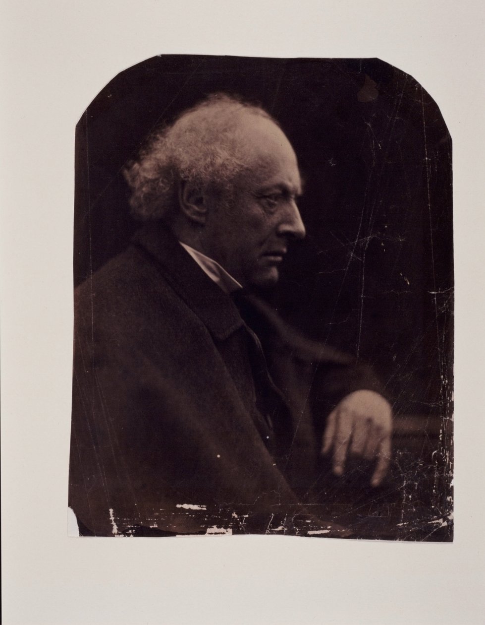 Portret van een man door Frederick (attr. to) Barnard
