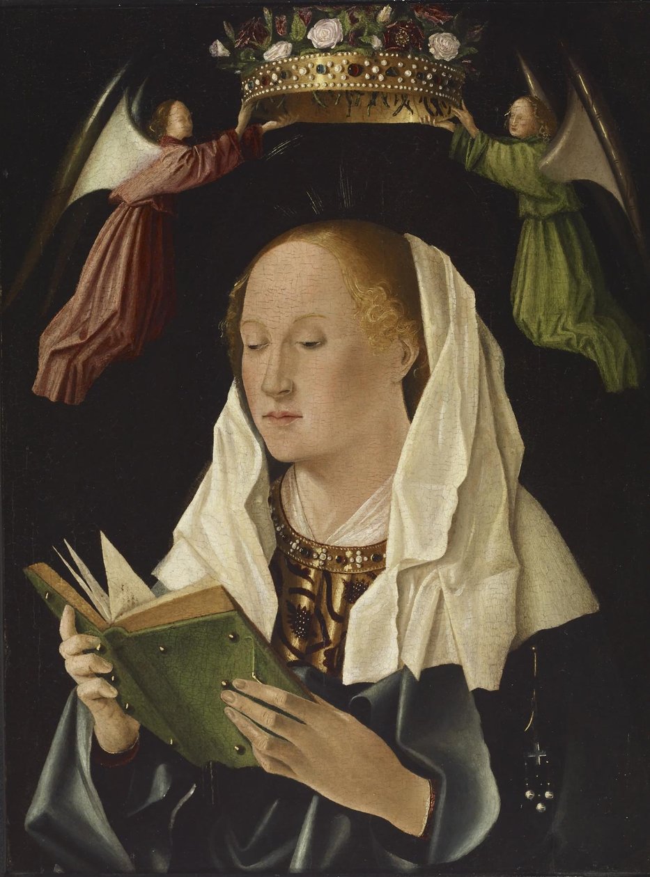 De lezende Maagd Maria door Antonello da Messina